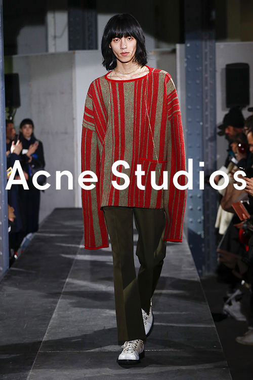 Acne Studios AW18 Mens stripey jumper