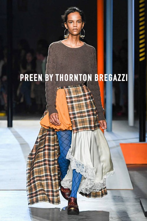 Preen AW19 RTW tartan